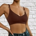 thumbnail image 3 of KONDYS Women's Seamless Sports Bra Sexy Beautiful Back Gathers Comfortable Ladies Underwear Without Rims, 3 of 4