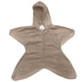 thumbnail image 5 of GiLiling Baby Star Suit Newborn Fleece Starfish Bunting Romper Infant Halloween Footie Jumpsuit Winter Warm Wearable Blanket (Brown, 3-6 Months), 5 of 5