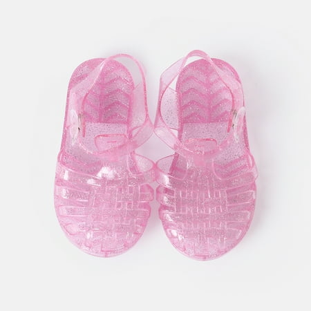 

Girls Sandals 2023 New Transparent Lightweight Comfy Outdoor Beach Shoes For Children Kids Spring And Summer