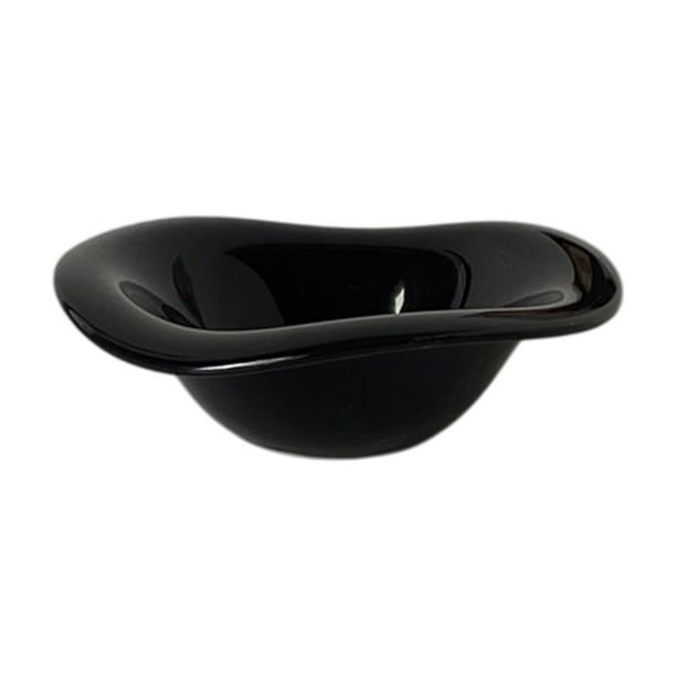 Yhmxh Utensilios de cocina Tazón de cerámica estilo crema para postre, té de la tarde, ensalada de frutas, vajilla para cafeterías. Muebles para cocina Accesorios de cocina Mueble organizador cocina