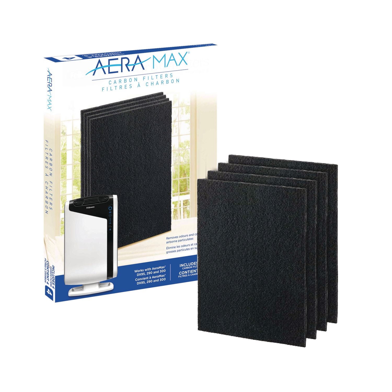 Filtre à charbon actif de Fellowes® AeraMax® 290/300/DX95