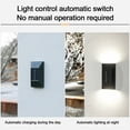 thumbnail image 3 of Fmxomd Solar Sconce Lights Outdoor, Solar Wall Lights Up and Down, 3000K Solars Lights Outdoor IP65 Waterproof for Yard Fence Patio Garage Porch, 2pcs, 3 of 9