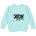 thumbnail image 2 of Inktastic Cousin Crew Toddler Sweatshirt, 2 of 4