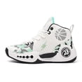 thumbnail image 2 of Kids' Basketball Shoes - Lightweight Breathable High Tops for Boys Girls, Non-Slip Outdoor Sports Sneakers (6 Colors), 2 of 6