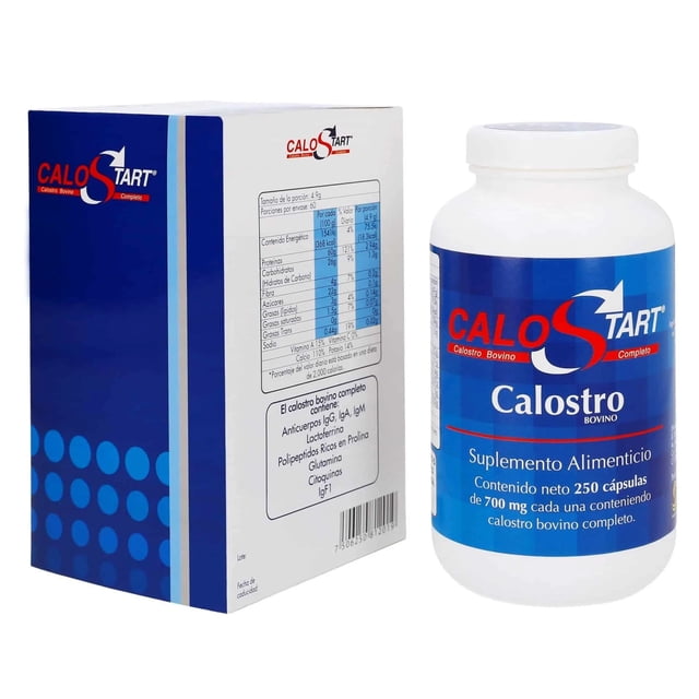 CALOSTART 250 CAPSULAS LIV NUTRITION FRASCO CALOSTRO BOVINO.
