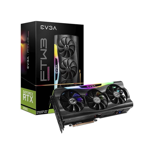Tarjeta de Video NVIDIA GeForce RTX 3080 EVGA FTW3 ULTRA GAMING, 10GB EVga 10G-P5-3897-KL