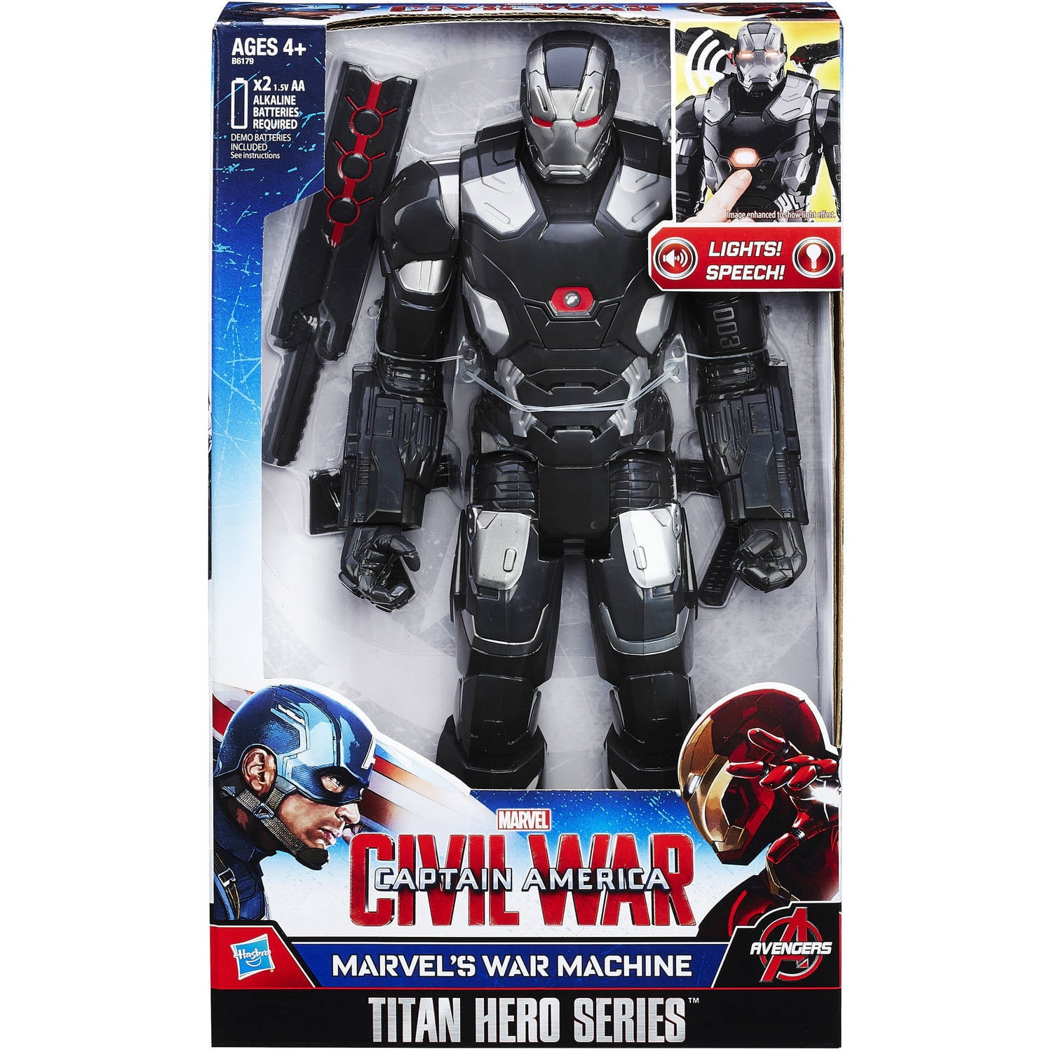 Marvel E7880 Avengers Titan Hero War Machine Action Figure