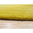 thumbnail image 5 of EORC T180YL8X8R Hand-Tufted Wool Desertland Rug, 8' Round, Yellow, 5 of 5