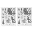 thumbnail image 2 of Sellos Transparentes ANGGREK 2 Sellos Decorativos Impresión Reciclable 21,7 x 18 cm, 2 of 8