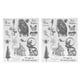 thumbnail image 2 of Sellos Transparentes ANGGREK 2 Sellos Decorativos Impresión Reciclable 21,7 x 18 cm, 2 of 8