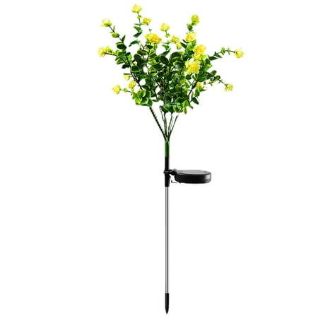 

Garden Solar Lights | IP65 Waterproof Camellias Led Lights | Landscape Light Create Romantic Atmosphere Solar Lamps Illuminate Yard Flowerbed Parties