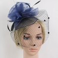 thumbnail image 2 of Sombrero Fascinador de Pelo Clip Novia Velo Horquilla Multifuncional Macarena fascinator de novia, 2 of 8