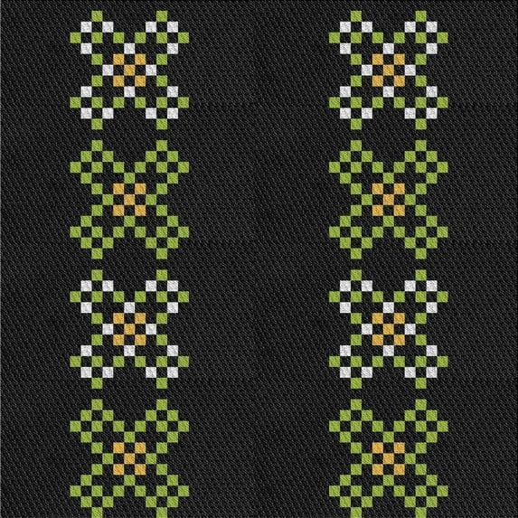 Ahgly Company Indoor Square Patterned Black Novelty Area Rugs, 7' Square