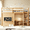 Light Natural with Chalkboard-F, variant on Bellemave Full Size Loft Bed With Storage, Solid Wood Loft Bed with Sliding Chalkboard & Ladder, Low Loft Bed Full with Bulit-in Bookshelf & Safety Guardrails for Teens, White