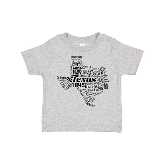 Inktastic Texas Word Salad State Outline Boys or Girls Toddler T-Shirt