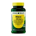 thumbnail image 6 of (2 pack) Spring Valley Maca Dietary Supplement Vegetarian Capsules for General Wellness, 500 mg, 90 Count, 6 of 12
