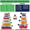 thumbnail image 3 of ROCKBERRY 50 Pcs  Food Storage Container with Lids Airtight & Leakproof, plastic containers (20 Stackable Boxes-20 Lids), 3 of 7