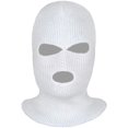 thumbnail image 1 of Bufanda de 3 orificios Escudo facial A prueba de viento Invierno Cálido con 3 orificios Blanco para montar en frío Deportes Motocicleta Invierno Cubierta de cara completa Knit Sk, 1 of 2