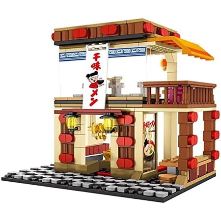 Japanese Ramen Restaurant – 2-Story Modular Building Block Set | General Jim's Toys & Bricks | GJ-JR