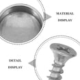 thumbnail image 3 of BESTYASH 24Jgo Accesorios De Tornillos Decorativos En Acero Inoxidable Plata Para Montaje De Muebles, 3 of 6