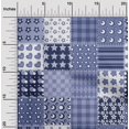 thumbnail image 2 of oneOone Polyester Spandex Bluish Violet Fabric Florals Sewing Craft Projects Fabric Prints By Yard 56 Inch Wide, 2 of 4