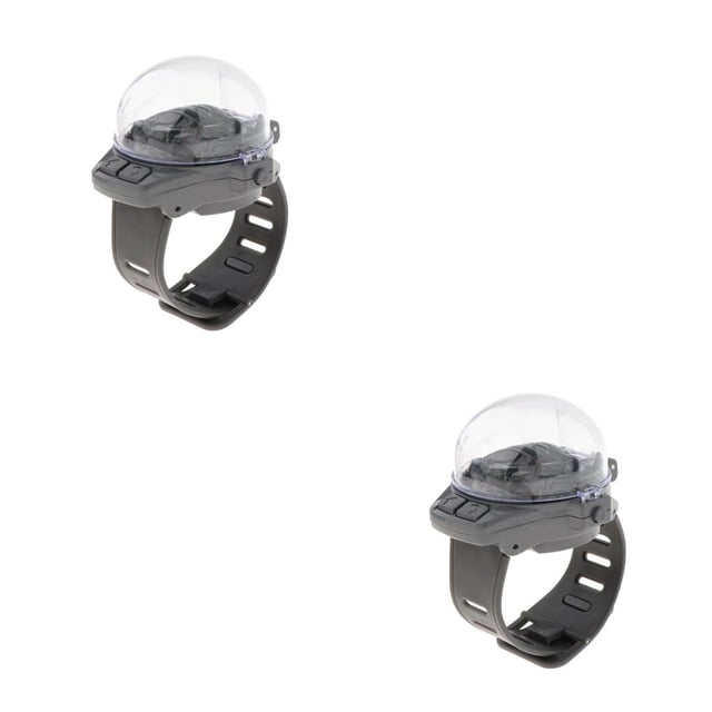 Vogacara Mini dibujos animados RC reloj analógico de coche pequeño para niños pequeños regalo de cumpleaños azul Type1