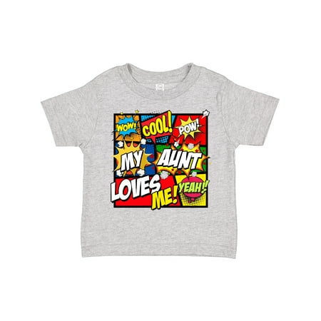 

Inktastic My Aunt Love Me Gift Toddler Boy or Toddler Girl T-Shirt