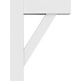 thumbnail image 3 of 5"W x 18"D x 24"H Standard Traditional Architectural Grade PVC Bracket with Block Ends, 3 of 11