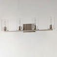 thumbnail image 5 of Sleek 4 - Light Satin Nickel / Silver Industrial / Modern / Transitional Incandescent Glass And Steel Wall Sconce, 5 of 5