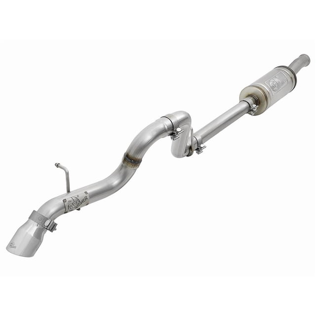 Fits 2018-2019 Jeep Wrangler JL Advanced FLOW Engineering Exhaust System Kit 49-48075-P Mach Force XP Cat Back System; Stainless Steel; With 14 Inch Muffler; 2-1/2 Inch Pipe Diameter