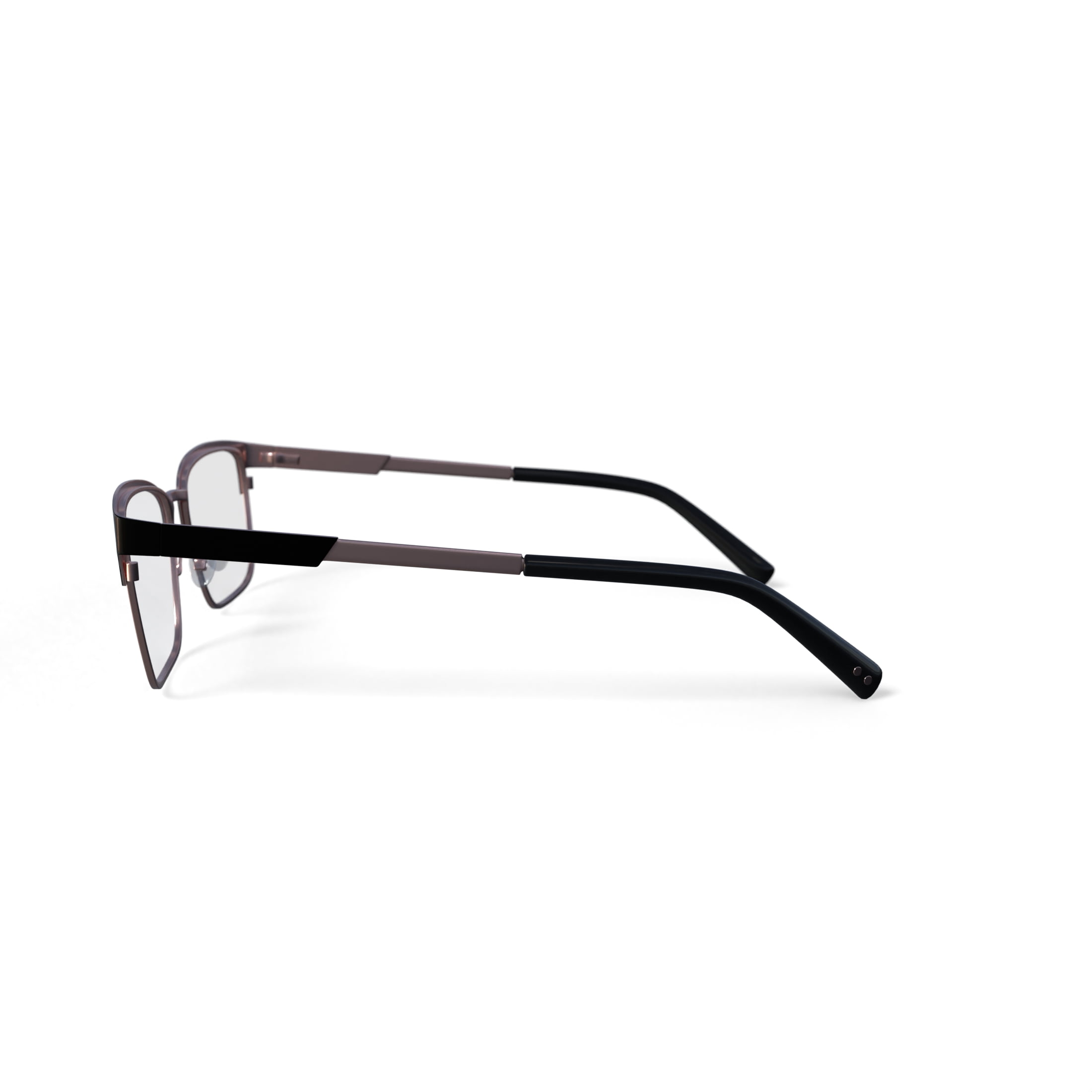 Reverb Men's RVMO5150 Prescription Eyeglasses with Case, Black/Gold