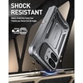 thumbnail image 2 of Poetic Spartan Case for Google Pixel 9 Pro Fold 5G, [Hinge Protection][Kickstand], Metallic Gun Metal, 2 of 4