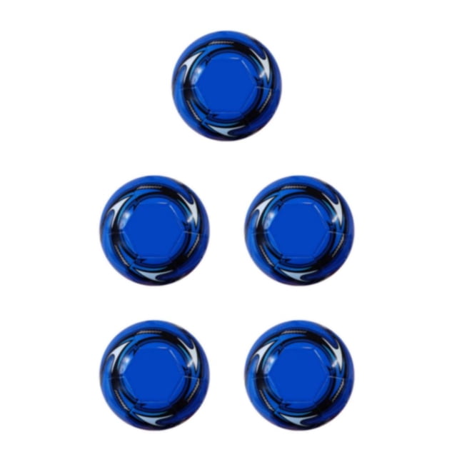 Guardoinrt Waterproof PU Leather Football Competitive Game Fun Soccer Ball Fun Football Training Soccer Ball Blue 5Set