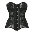 thumbnail image 1 of Elegant Floral Lace Mesh Shapewear Bodysuit for Corset Seamless Comfort and Figure Enhancing Performance, 1 of 4