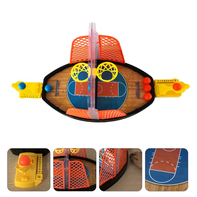 HORIALENCE 1 Set Basketball Shooter Desktop Assorted Color for Concentration Building and Family Fun