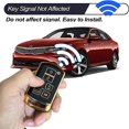thumbnail image 6 of Key Fob Cover Compatible with Toyota Sienna 2011-2020 6 Button Keychain Case Holder Protector,Black-gold, 6 of 6