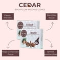 thumbnail image 6 of Cedar Backflow Incense Cones - Total 20 Incense Cones Waterfall - Dual Pack of 10 Incense Backflow Cones - Waterfall Incense Cones - Incense Waterfall Cones, 6 of 10