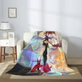 thumbnail image 4 of Genshin Impact Plush Throw Blanket Super Soft Wool Blanket, Sofa And Bed Comfort, Home Decor Room Essentials Anime Gifts And Collectibles, 4 of 5