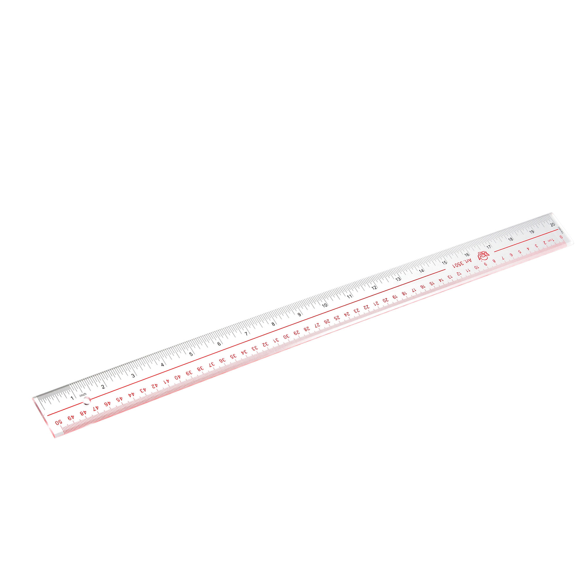 50cm Wooden Ruler Metric Measuring Tools Drawing Straight Ruler Stationery 