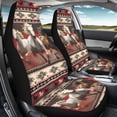 thumbnail image 4 of XYZCANDO Auto Seat Covers Horse Print 2 pcs Car Seat Covers Protective SUV Truck Sedan Waterproof Thick Front Seat Cover, 4 of 10