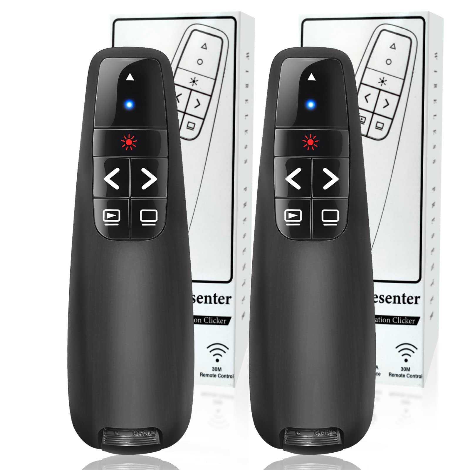 (2 Units) Wireless Presenter Remote, Clicker for Laptop PowerPoint