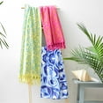 thumbnail image 6 of Rochelle Porter Design, Beauty Beach Towel, 40" x 70", Blue, Yellow, Rectangle , 1 Piece, Cotton, 6 of 7