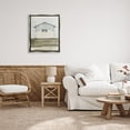 thumbnail image 2 of Stupell Quiet Cabin Rural Watercolor Landscape Painting Gray Floater Framed Art Print Wall Art, 2 of 6