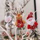 thumbnail image 4 of Adornos navideños de Feliz Año Nuevo 2023, regalo de Navidad de bricolaje, muñeco de nieve de Papá Noel, colgante de árbol, muñeco para colgar, decoraciones para Navidad, decoración del hogar, 4 of 5
