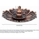 thumbnail image 2 of Stick Incense Holder, Mini Lotus Stick Incense Burner Base, Flower Shape and Classic Burner (Red Bronze), 2 of 5