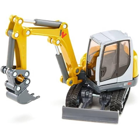 Siku Super Other License Wacker Neuson ET 65 Track Excavator, 1:50 Scale, Yellow
