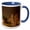 Blue/White, variant on 3drose, Morocco, Ouarzazate Province. Ait Ben Haddou. Stars., 11oz Mug