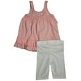 thumbnail image 2 of Baby Sara Little Girls Tank Short Sets, Assorted Fabrics Styles Colors Adorable and Comfy, 2 of 3