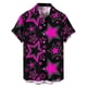 thumbnail image 3 of Camisa con estampado de corazón y amor para hombre, blusa de manga corta abotonada de verano, ropa para el día de San Valentín, vestidos de fiesta sociales, tops, 3 of 5