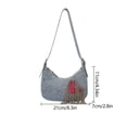 thumbnail image 3 of Bolsa De Hombro Bolso De Hombro Compuesto Transpirable Vaquero Durable Mujer Con Cremallera Ocio Diario Ndcxsfigh Para Estrenar, 3 of 3